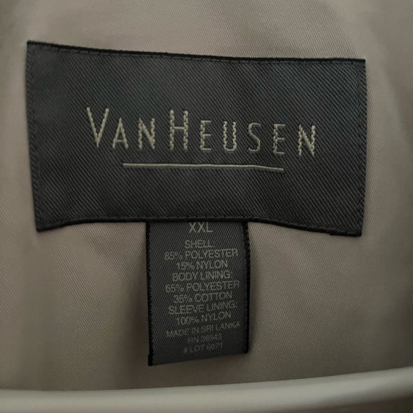 Van Heusen Men’s Zip Front Jacket Size XXL - Picture 5 of 9
